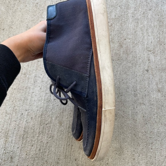 Calvin Klein Jake Blue Suede Lace up loafers Size 9 - Picture 3 of 10